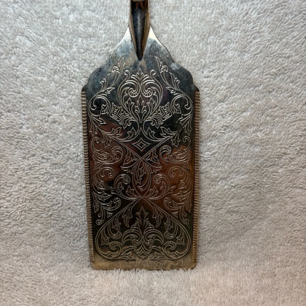 Vintage Sheffield Silver Co King’s Pattern Silver Plated Serving Spatula